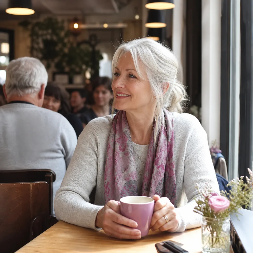 Woman writing an honest and concise online dating profile